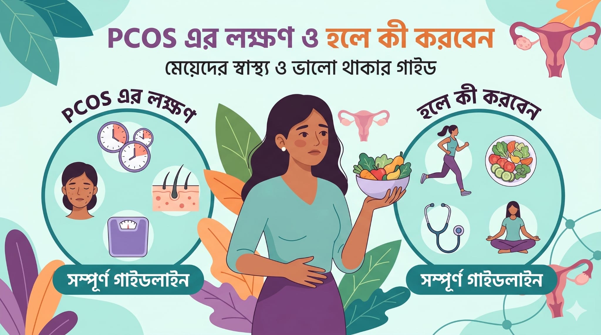 PCOS এর লক্ষণ ও হলে কী করবেন: পূর্ণাঙ্গ গাইডলাইন
