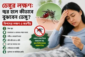 ডেঙ্গুর লক্ষণ: জ্বর হলে কীভাবে বুঝবেন ডেঙ্গু? বিপদের লক্ষণ ও করণীয়