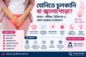 যোনিতে চুলকানি বা জ্বালাপোড়া: কারণ, পরীক্ষা, চিকিৎসা ও কখন ডাক্তার দেখাবেন?